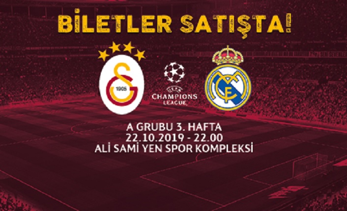 Real Madrid maçı biletleri satışta