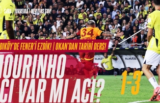 Fenerbahçe - GALATASARAY 1-3 | OKAN HOCA TARİHİ DERS! Torreira Mertens Sara DAĞITTIK! | Mourinho